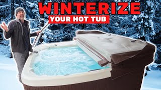 HOW TO WINTERIZE YOUR HOT TUB FOR $8.00 OR LESS