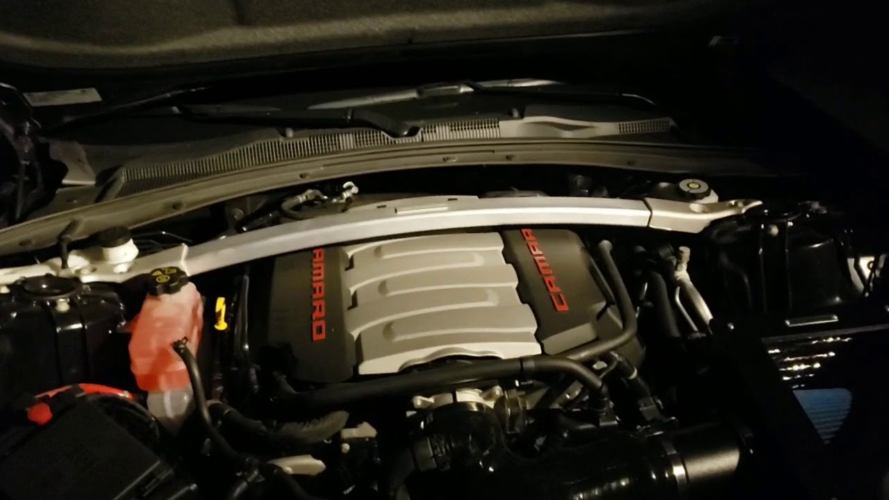 2018 6th gen Camaro, GM Performance strut bar install YouTube