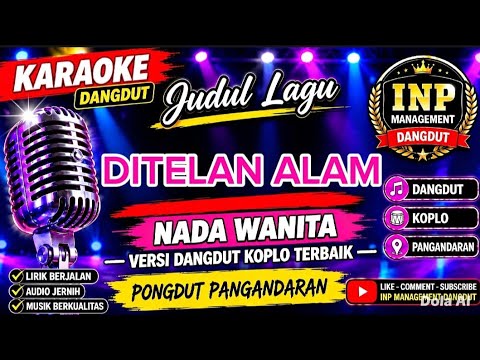 Ditelan Alam – Nada Wanita | Karaoke HD Tanpa Vokal | Lirik Jelas | Izza Nada Karaoke