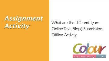 Video 7-2: Assignment Activity as Homework