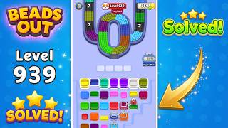 🔴 Beads Out - Very Hard Level 939 Walkthrough (Full Solution) 🧩 | Voodoo
