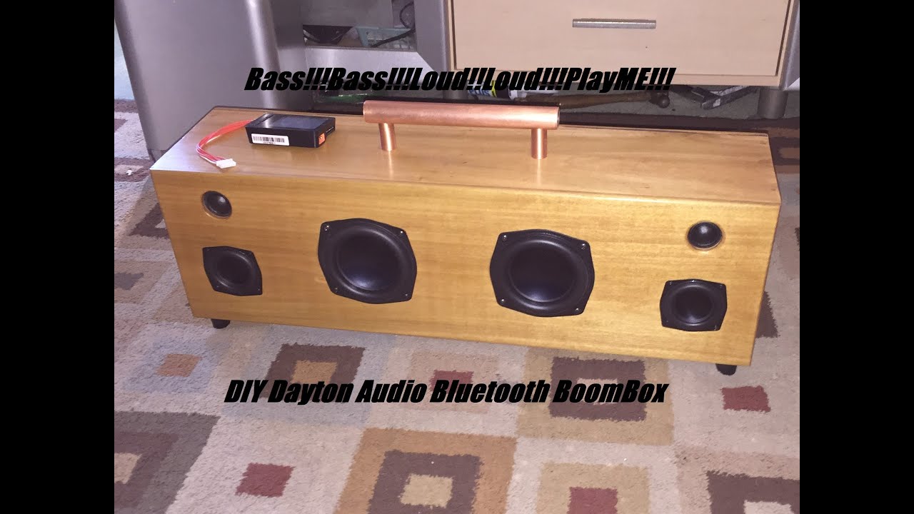 diy portable bluetooth boombox