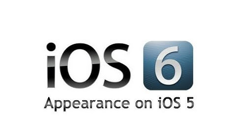 How to Get iOS 6 Appearance on iOS 5 iPhone, iPod Touch & iPad (Theme)
