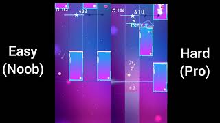 Piano fire princess diana Easy (noob) vs Hard (pro)  screenshot 3