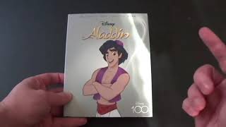 Aladdin Blu-Raydvd Disney Signature Collection Unboxing. Disney 100