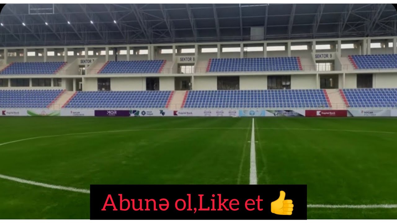 Yeni Mehdi Hüseynzadə adına Sumqayıt şəhər stadionu || Sumqayıt Vloq