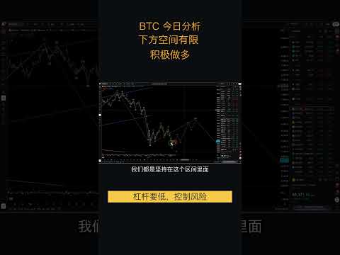6.30比特币走势分析:比特币当前处于震荡整理阶段,小级别结构存在深调或浅调两种可能,但整体上升趋势线不破,上涨周期未被破坏,继续持有多单(比特币合约交易)军长 #比特币 #shorts