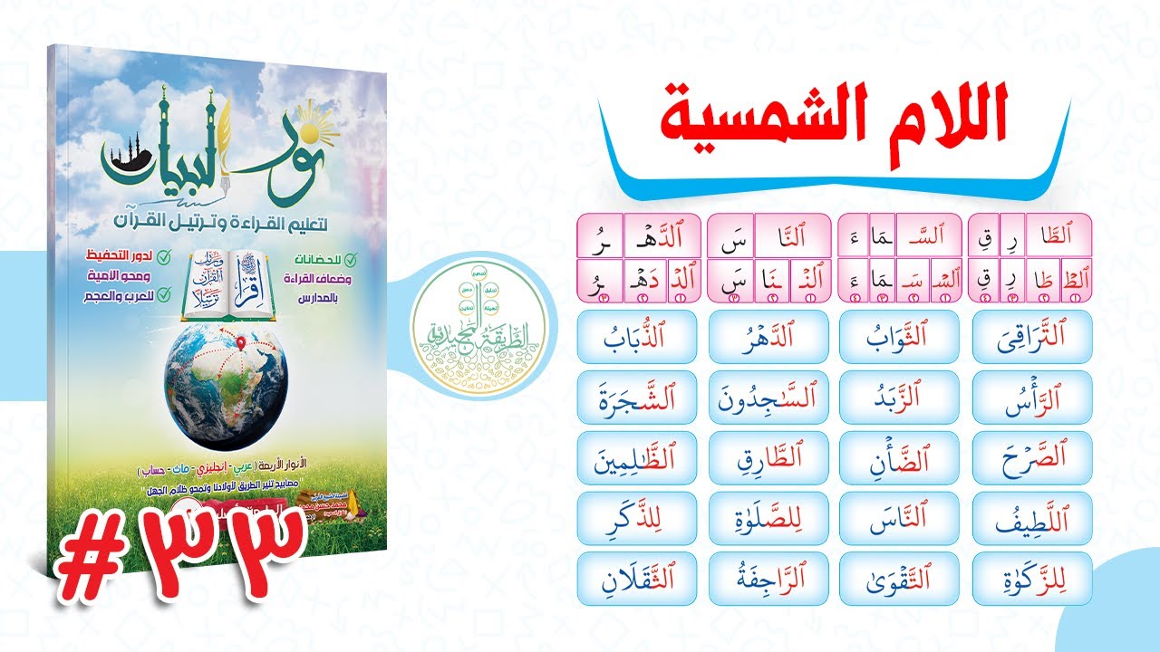 33. الـدورة المجـيدية  فى شـرح نـور البيـــان  - الـلام الشمسيـة