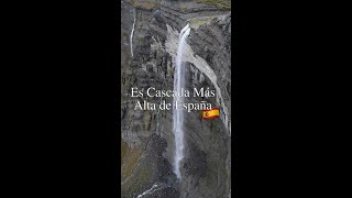 CASCADA MAS ALTA DE ESPAÑA #viral #explore #shorts #viajes #vacation#españa #saltogrande #travelling