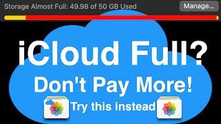 iCloud Storage FULL? Don't Pay for More! Try this instead!