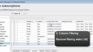 SSRS Subscription Manager Using the Grid