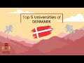 Top 5 Universities in Denmark for International Students