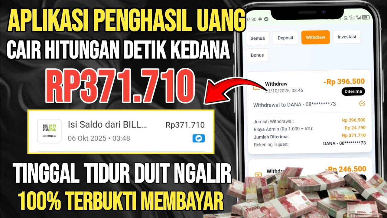 DIBAYAR 371RB DARI RENEW VEST! Aplikasi Penghasil Saldo Dana Tercepat 2025 - Game Penghasil Uang