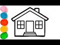 How To Draw a House Easy | Simple & Easy House Drawing