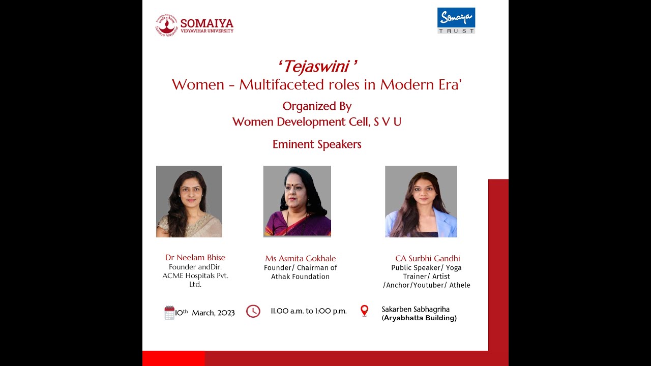 ‘Tejaswini ’ Women Multifaceted roles in Modern Era YouTube