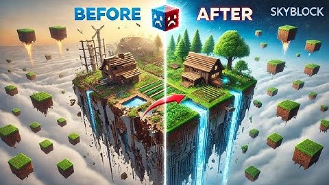 Transforming My Hypixel Skyblock Island with INSANE Mods!