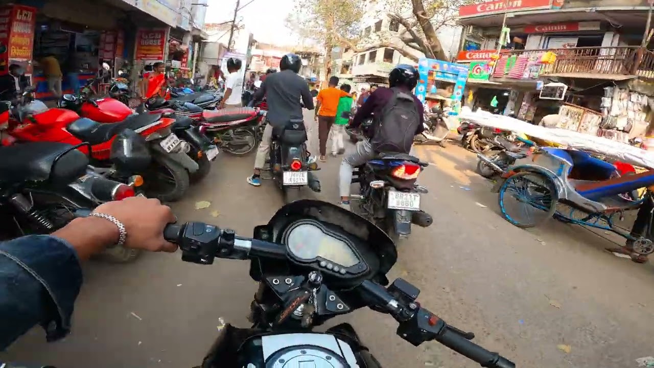 Evening crowd in Ramgarh market #amanonwheel