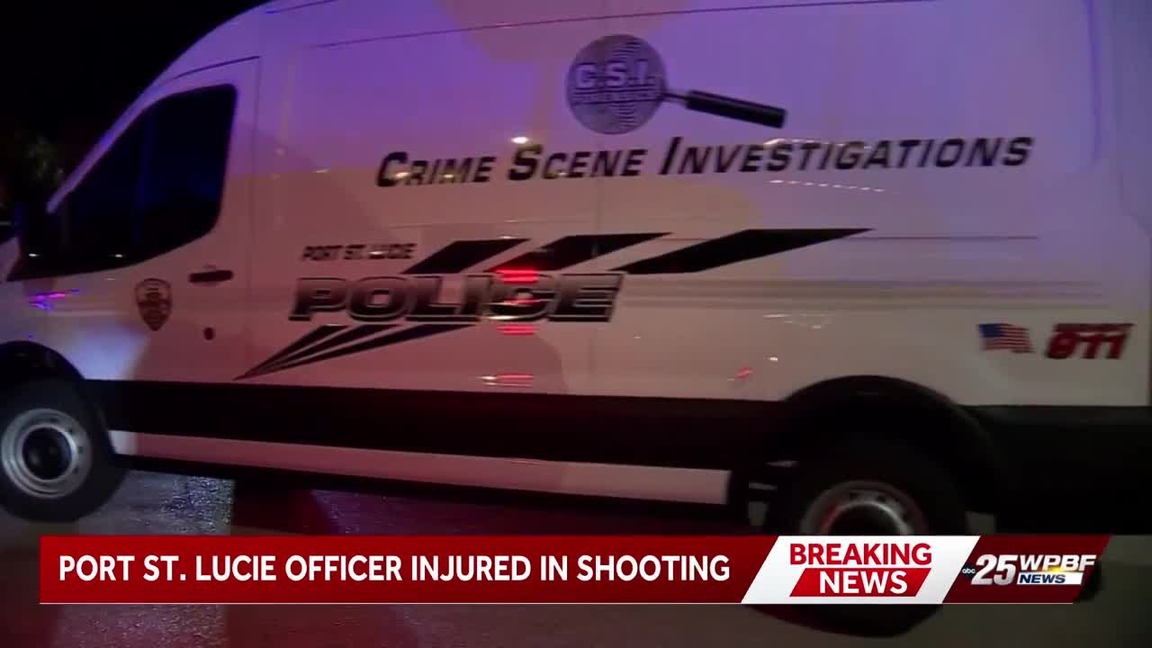Port St. Lucie police officer shot while responding to call for service, suspect dead