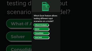 Kutools | Which Excel feature allows testing different input scenarios on a model?