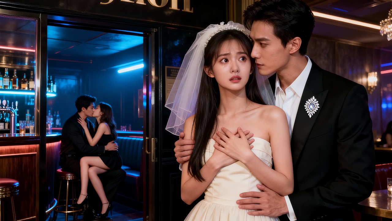 渣男為了白月光，讓她獨自自拍婚紗照，她徹底死心！瀟灑走人轉身嫁給歸國死對頭總裁，殊不知他已暗戀她多年，婚禮上她挽著他驚艷出場，渣男腸子都悔青了！#短剧 #逆袭 #爽剧 #豪门 #shortdramas
