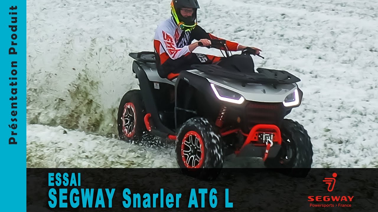 Teaser Essai du Quad SEGWAY Snarler AT6 L YouTube