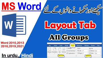 Layout Tab in MS Word | Complete MS Word Layout Lab Video | Layout Tab in MS Word 2016 | Layout Tab