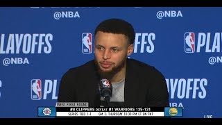Stephen Curry Postgame Interview | Warriors vs Clippers Game 2 | April 15, 2019