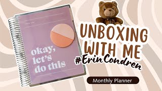 Opening My New Erin Condren Monthly Planner / Lupita Aide