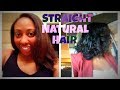 Maintain Straight Natural Hair: Night time routine