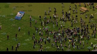 Clearing out entire cities - Project Zomboid