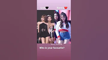 Who Is Best Lisa Nancy Kpop Short 
