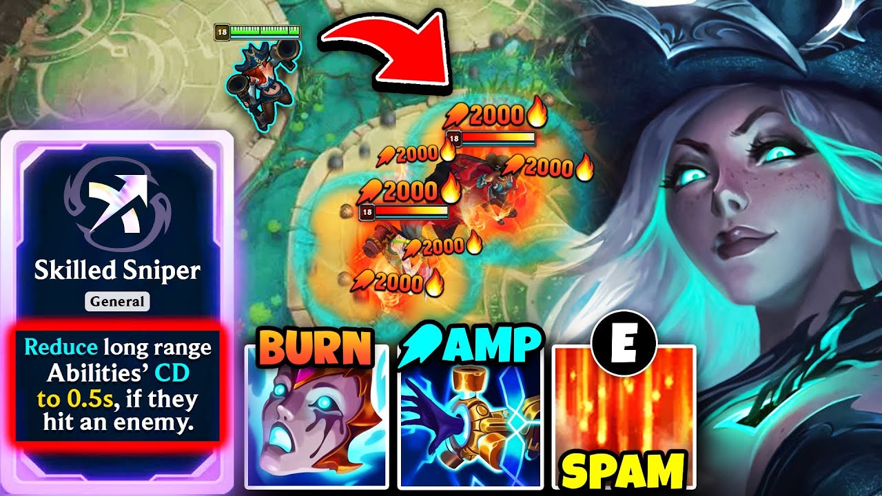 The most ANNOYING AP Miss Fortune setup imaginable (SKILLED SNIPER = NO E COOLDOWN)