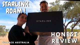 Does Starlink Roam really work? | IN THE AUSTRALIAN OUTBACK | Starlink Roam HONEST REVIEW