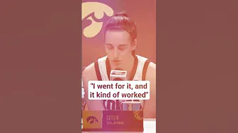 Caitlin Clark High IQ Play! #viralshorts thumbnail