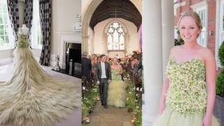 Zita Elze Creates A Floral Wedding Dress