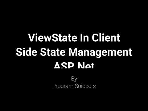 ViewState In Client