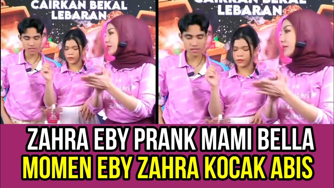 LIVE Zahra Eby Prank Mami Bella Shofie, Zahra Eby Kocak Abis!