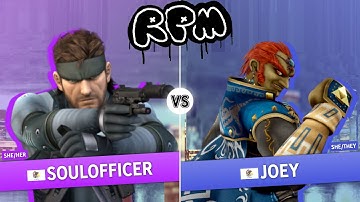 RPM #9 Project+ WQ: SoulOfficer (Snake) vs. joey (Ganon)