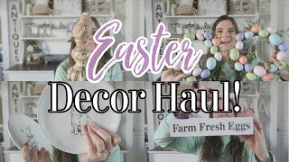 HUGE SPRING & EASTER DECOR HAUL 2021 | TARGET AND HOBBY LOBBY DECOR HAUL
