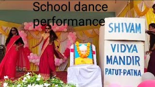School dance performance||Shivam school||dance cover by Sindhu and Aaditi #dance #bihtadance #Girl screenshot 2