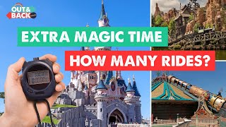 Disneyland Paris Extra Magic Time - How Many Rides In One Hour?