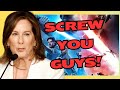 Kathleen kennedy attacks fans after woke star wars director backlash