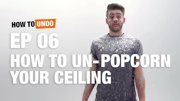 How to Un-Popcorn Your Ceiling with Mike Montgomery: How to Undo (Episode 6)