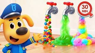 El Grifo Mgico  Dibujos Animados sheriff Labrador En Espaol