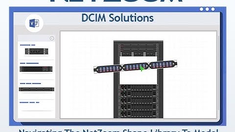 Navigating The NetZoom Shape Library To Model Your Data Center Assets & Devices.