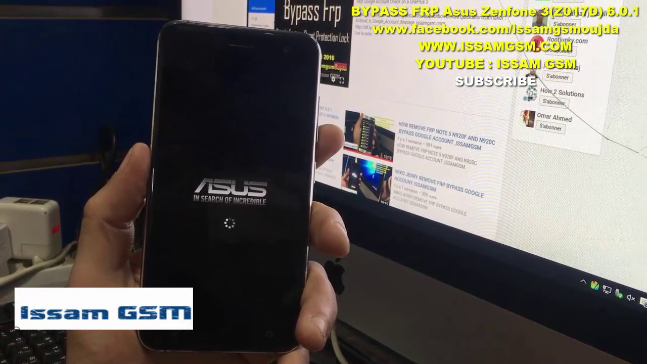 auge Cesta gatear Asus Zenfone 3 (Z017D) 6.0.1 REMOVE FRP ,Asus Zenfone 3 (Z017D) BYPASS  GOOGLE ACCOUNT - YouTube