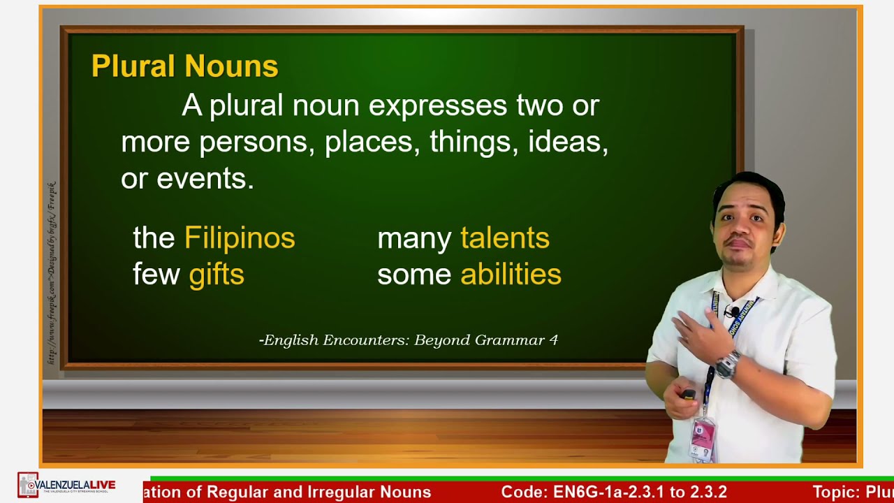 GRADE 6 ENGLISH Q4 W1 PLURALIZATION OF REGULAR AND IRREGULAR NOUNS grade-6-english-q4-w1-pluralization-of-regular-and-irregular-nouns