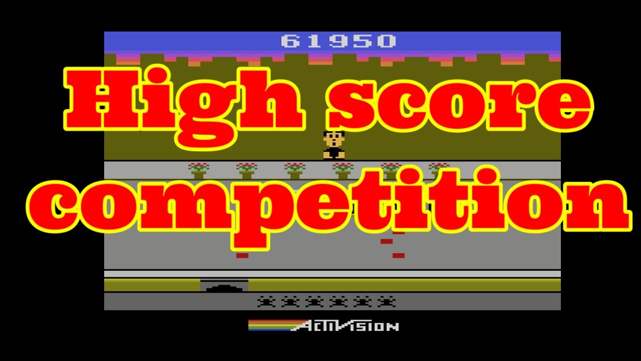 [60fps HD] Crackpots, Atari 2600, 1983. - High score competition held by Atari Club
