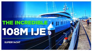 4K IJE Superyacht,108m marvel of luxury & Design #superyacht #IJE #luxuryonwater #yachts #auckland