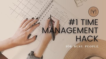 How to EFFECTIVELY Manage Your Time | Time-blocking 101